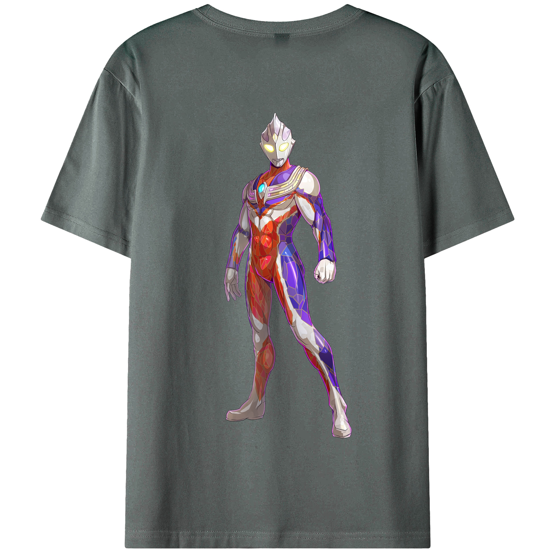 （画像用） ウルトラマン Ultraman 綿100％半袖Tシャツ（背面プリント）